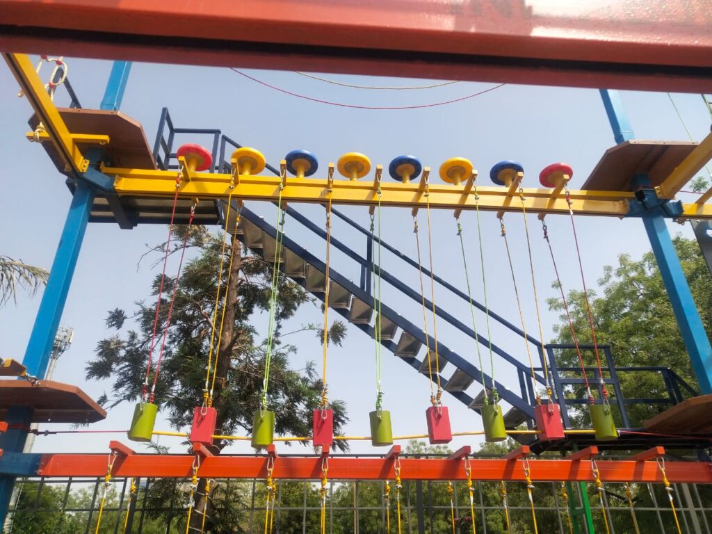High Rope Course Manufacturer in India Adventure Rides Manufacturers