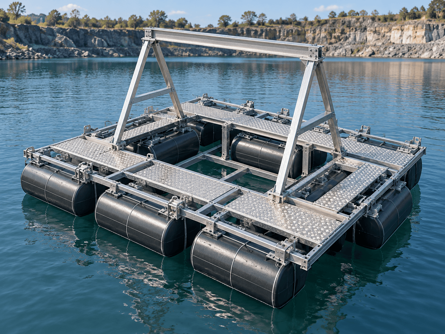 Floating Pump Pontoon